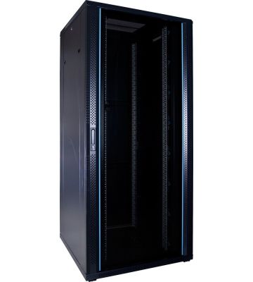 37 HE 19” Serverschrank, mit Glastür (BxTxH) 800 x 800 x 1800mm