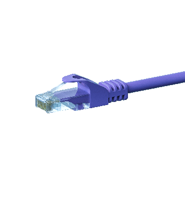 CAT5e Netzwerkkabel, U/UTP, 10 meter, Viollett, 100% Kupfer