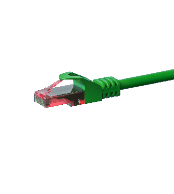 CAT6 Netzwerkkabel, U/UTP, 0.50 meter, Grün, 100% Kupfer
