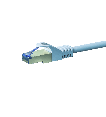 CAT 6a Netzwerkkabel LSOH - S/FTP - 0,50 Meter - Weiß