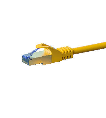 CAT 6a Netzwerkkabel LSOH - S/FTP - 10 Meter - Gelb