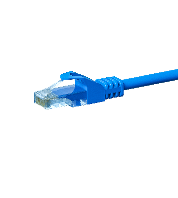 CAT 5e Netzwerkkabel U/UTP – 1,50 Meter - Blau - CCA