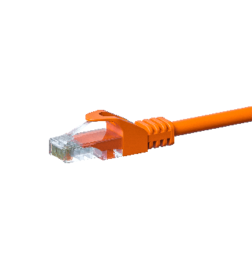CAT 5e Netzwerkkabel U/UTP – 10 Meter - Orange - CCA