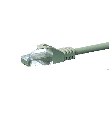 CAT 6 Netzwerkkabel U/UTP - 7,50 Meter - Grau - CCA