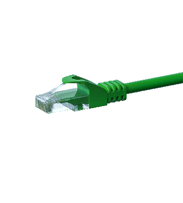 CAT 6 Netzwerkkabel U/UTP - 1 Meter - Grün - CCA