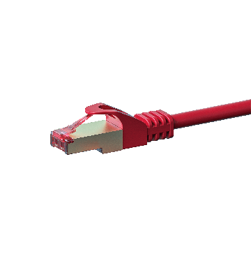 CAT 6 Netzwerkkabel LSOH - S/FTP - 7,50 Meter - Rot