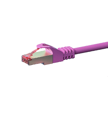 CAT 6 Netzwerkkabel LSOH - S/FTP - 7,50 Meter - Rosa