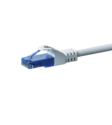 CAT6a Netzwerkkabel 100% Kupfer - U/UTP - 20 Meter - Weiß