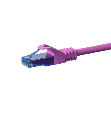CAT6a Netzwerkkabel 100% Kupfer - U/UTP - 3 Meter - Rosa
