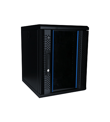 9 HE, 10” Serverschrank, mit Glastür, (BxTxH) 370x450x486mm