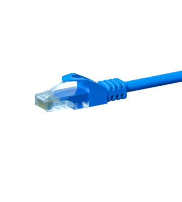 CAT 5e Netzwerkkabel U/UTP – 2 Meter - Blau - CCA