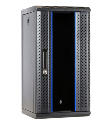 12 HE, 10” Serverschrank, mit Glastür (BxTxH) 312x310x618mm