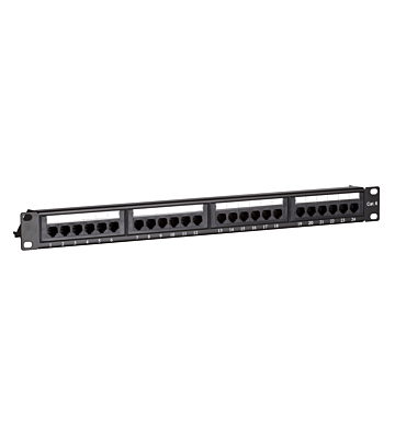 Patchpanel 19" CAT6 UTP - 24 ports