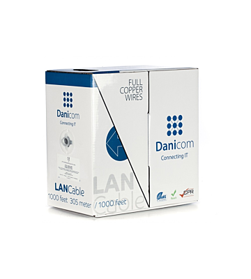 DANICOM CAT5E UTP 305m Starrleiter - LSZH (Eca)