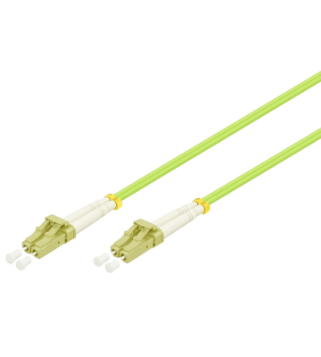 Glasfaserkabel LC-LC OM5 Duplex Patchkabel – 0.5 Meter