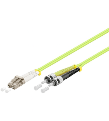 Glasfaserkabel LC-ST OM5 Duplex Patchkabel – 0.5 Meter