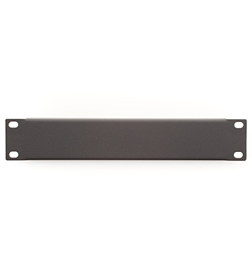 10” Blindabdeckung , 1 HE, Schwarz
