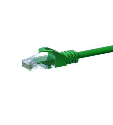 CAT5e Netzwerkkabel, U/UTP, 2 meter, Grün, 100% Kupfer