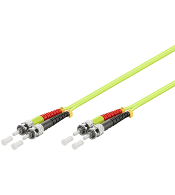 Glasfaserkabel ST-ST OM5 Duplex Patchkabel – 3 Meter
