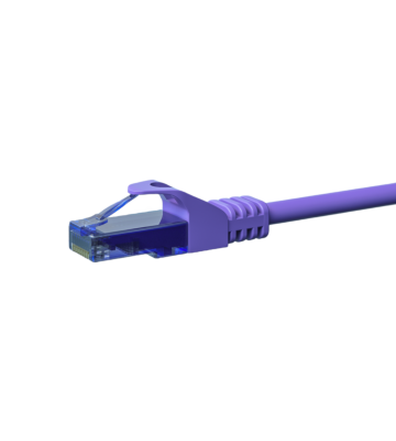 CAT6a Netzwerkkabel 100% Kupfer - U/UTP - 5 Meter - Violett