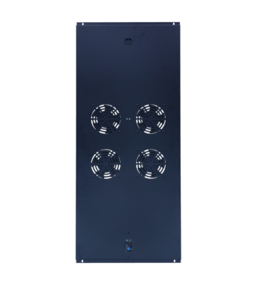 Lüftereinheit - Ventilator Paket mit 4 Ventilatoren und Thermostat geeignet für Serverschränke mit einer Tiefe von 1200mm