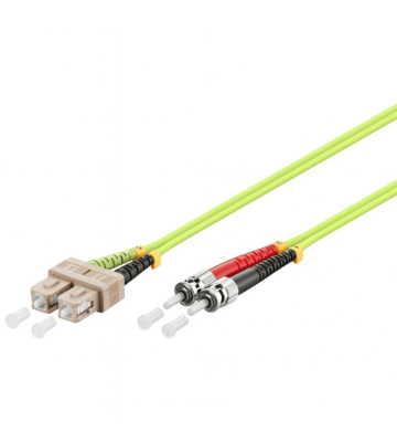 Glasfaserkabel SC-ST OM5 Duplex Patchkabel –7,5 Meter