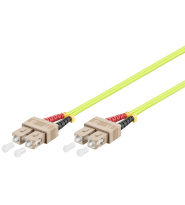 Glasfaserkabel SC-SC OM5 Duplex Patchkabel – 1 Meter