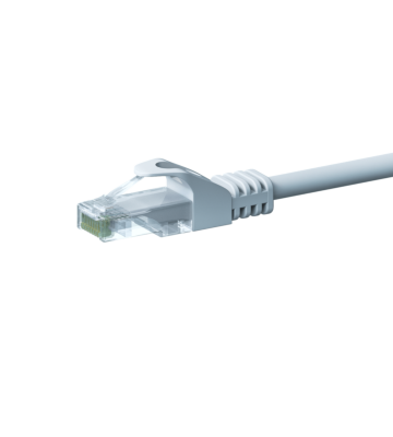 CAT5e Netzwerkkabel, U/UTP, 0.50 meter, Weiß, 100% Kupfer