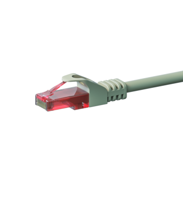 CAT6 Netzwerkkabel, U/UTP, 30 meter, Grau, 100% Kupfer