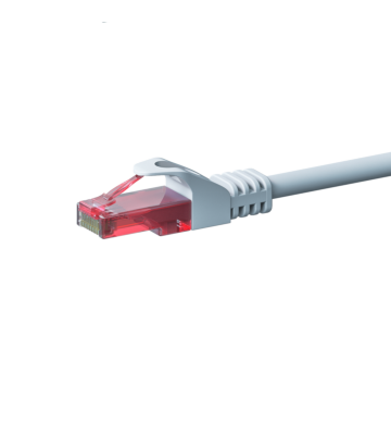 CAT6 Netzwerkkabel, U/UTP, 0.50 meter, Weiß, 100% Kupfer