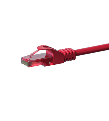 CAT6 Netzwerkkabel 100% Kupfer - U/UTP - 1 Meter - Rot
