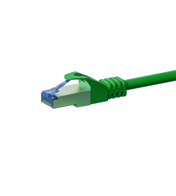 CAT 6a Netzwerkkabel LSOH - S/FTP - 1 Meter - Grün