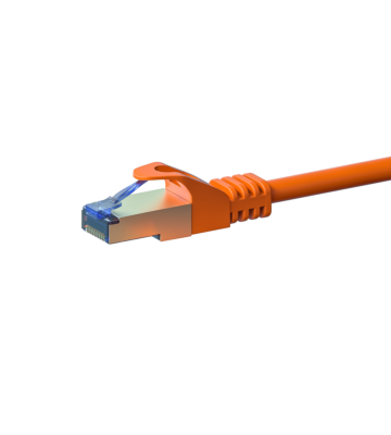 CAT 6a Netzwerkkabel LSOH - S/FTP - 15 Meter - Orange