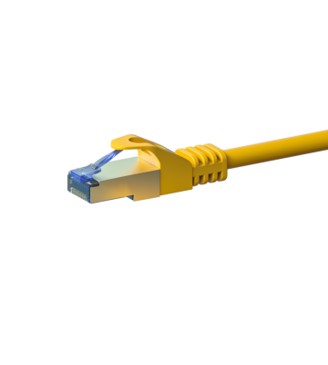 CAT 6a Netzwerkkabel LSOH - S/FTP - 7,50 Meter - Gelb