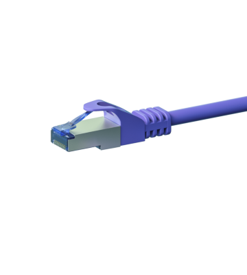 CAT 6a Netzwerkkabel LSOH - S/FTP - 7,50 Meter - Violett