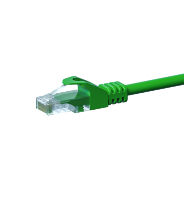 CAT 5e Netzwerkkabel U/UTP – 0.25 Meter - Grün - CCA