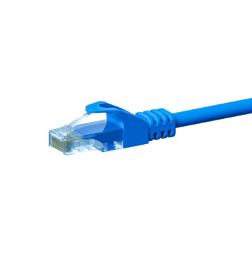 CAT 5e Netzwerkkabel U/UTP – 15 Meter - Blau - CCA