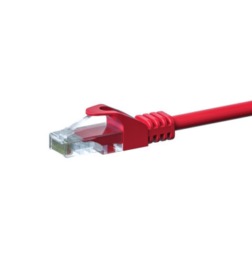 CAT 5e Netzwerkkabel U/UTP – 3 Meter - Rot - CCA