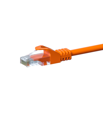 CAT 5e Netzwerkkabel U/UTP – 0.50 Meter - Orange - CCA