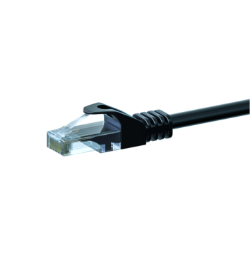 CAT 6 Netzwerkkabel U/UTP - 1,50 Meter - Schwarz - CCA