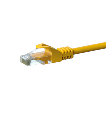 CAT 6 Netzwerkkabel U/UTP - 20 Meter - Gelb - CCA