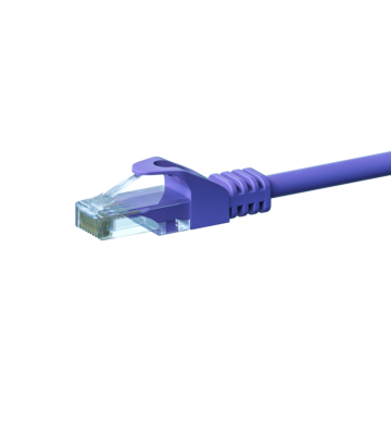 CAT 6 Netzwerkkabel U/UTP - 1,50 Meter - Violett - CCA