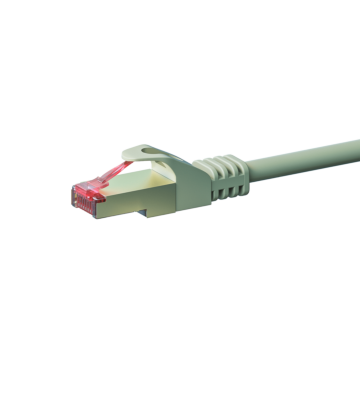 CAT 6 Netzwerkkabel LSOH - S/FTP - 0,25 Meter - Grau