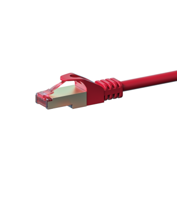CAT 6 Netzwerkkabel LSOH - S/FTP - 1 Meter - Rot