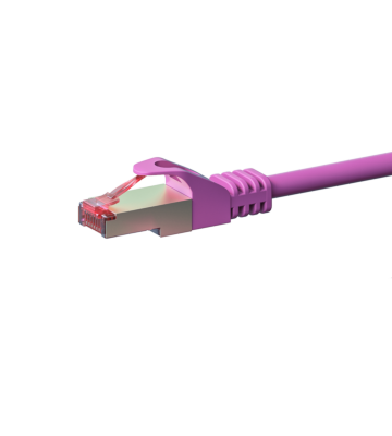 CAT 6 Netzwerkkabel LSOH - S/FTP - 15 Meter - Rosa