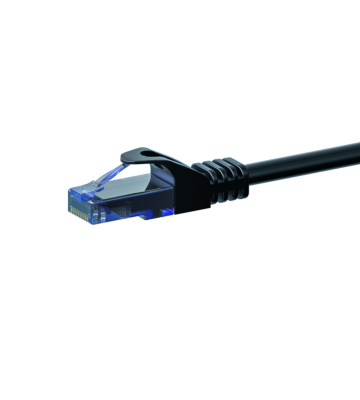 CAT6a Netzwerkkabel 100% Kupfer - U/UTP - 20 Meter - Schwarz