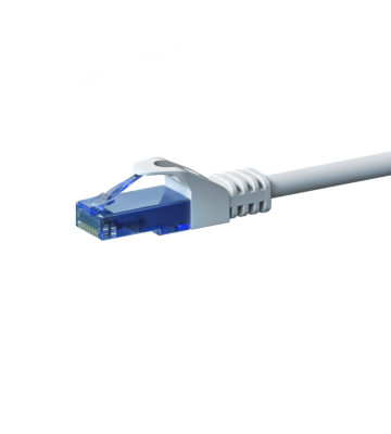 CAT6a Netzwerkkabel 100% Kupfer - U/UTP - 1 Meter - Weiß