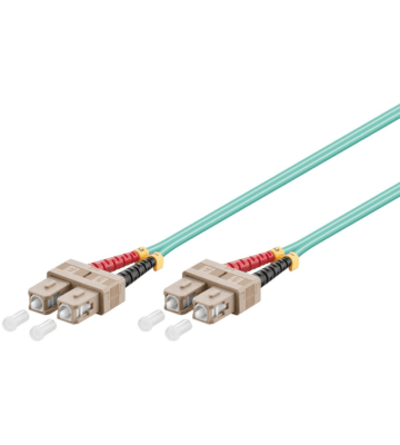 Glasfaserkabel SC-SC OM3 Duplex Patchkabel – 0.5 Meter