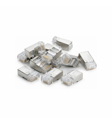 DANICOM FTP RJ45 CAT6 Netzwerkstecker - für flexible Kabel - 10 Stück