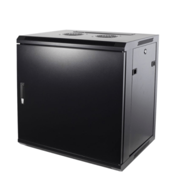 9 HE Serverschrank, Wandgehäuse, mit Metalltür (BxTxH) 600 x 600 x 500mm